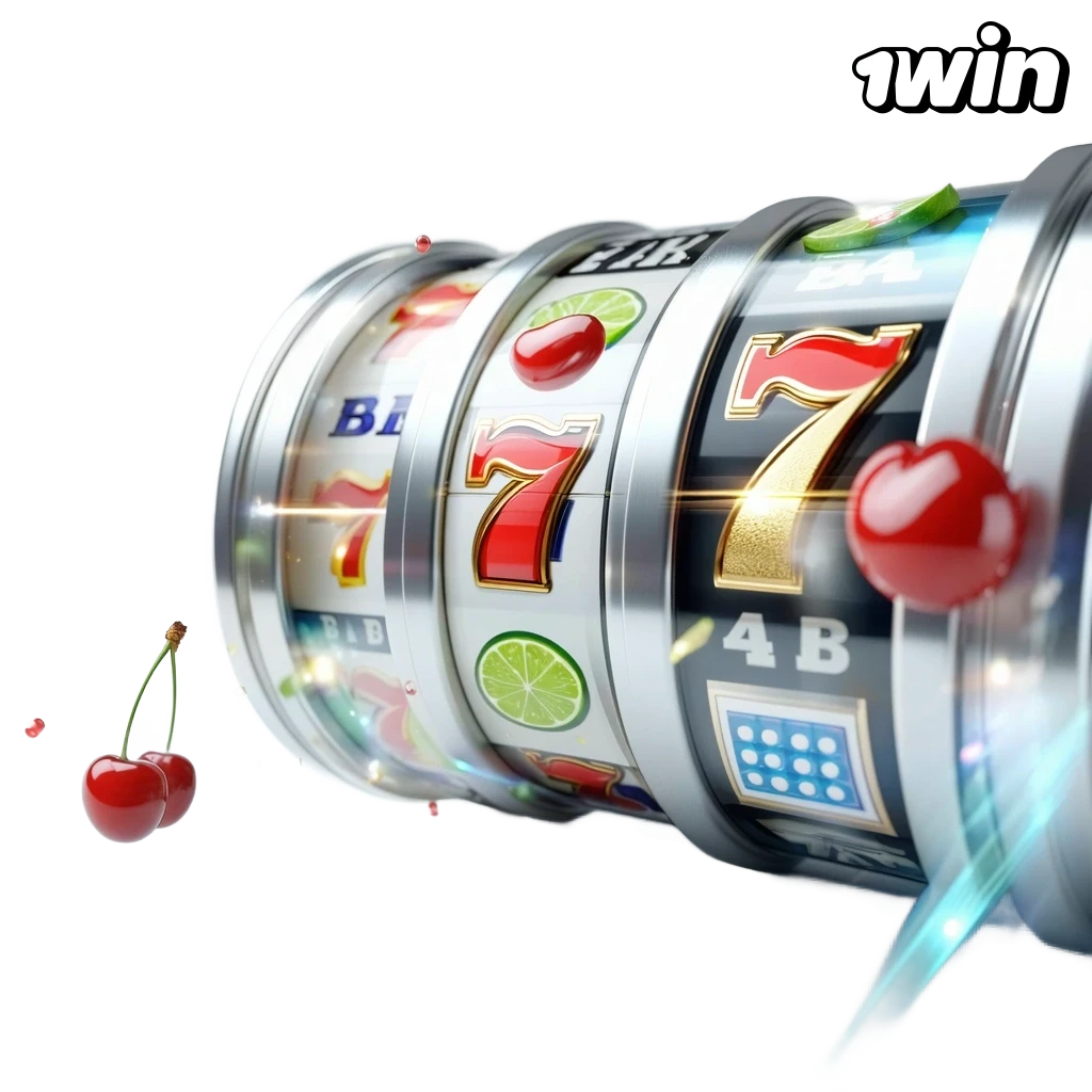 1win Slots promo: colorful slot reels on phone, 6,000+ games, free spins, jackpots, 500% bonus up to ₹75,000