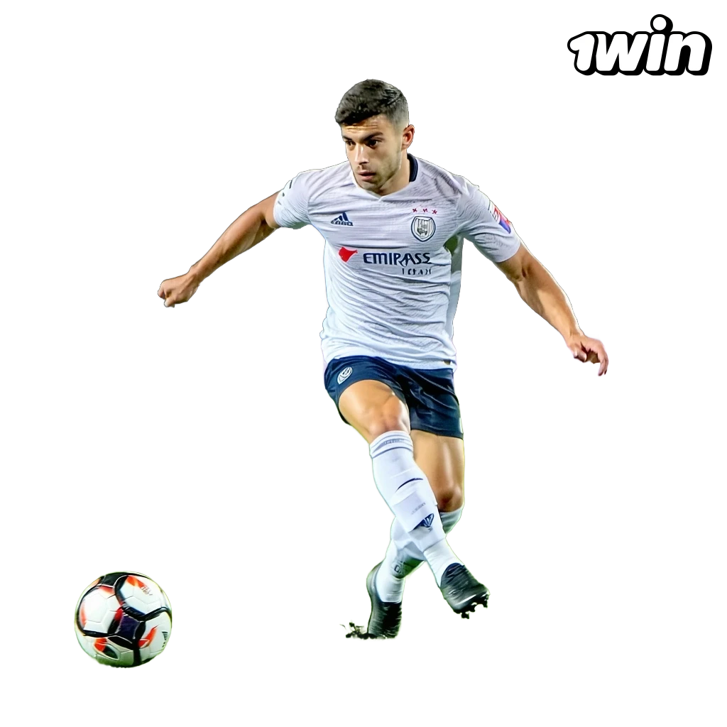 1win football betting app in India showing live odds, 500% welcome bonus up to ₹75,000, INR deposit and cashout controls