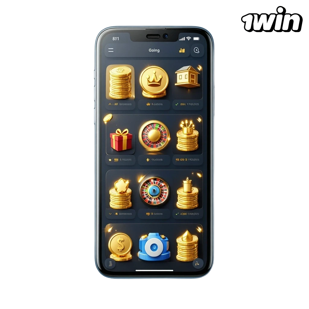 1win app for Android and iOS, sports betting and casino, with 500% welcome bonus up to ₹75,000